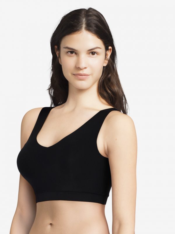 top preto sem costura