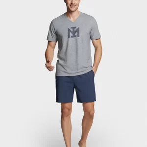 Pijama Curto de Homem Impetus em Algodão